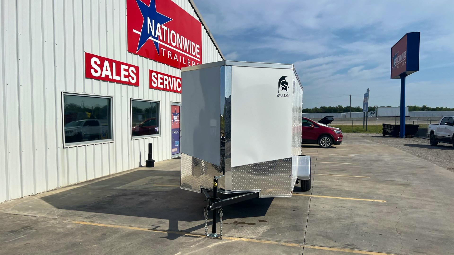 Spartan 6'x12' Enclosed Cargo Trailer w/ Rear Barn Doors (C1) - Stock #84087 - Image 6 of 6