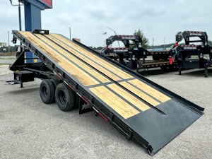 LoneStar 24'x102" Full Tilt Shipping Container Trailer w/ Duals (TC)