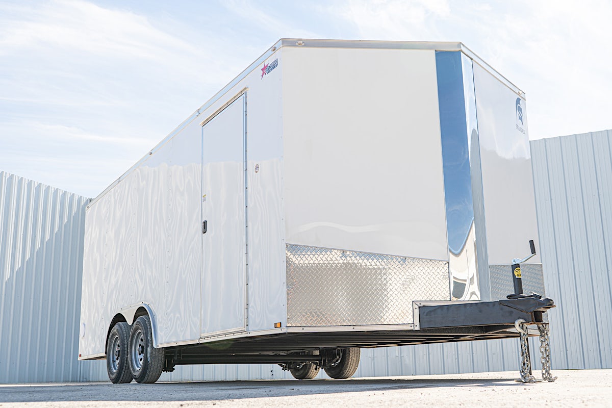 Spartan 8.5'x20' Enclosed Cargo Trailer w/ Rear Ramp Door (C2) - Stock #84150 - Image 2 of 3 Spartan 8.5'x20' Enclosed Cargo Trailer w/ Rear Ramp Door (C2) - Stock #84150 - Image 2 of 3
