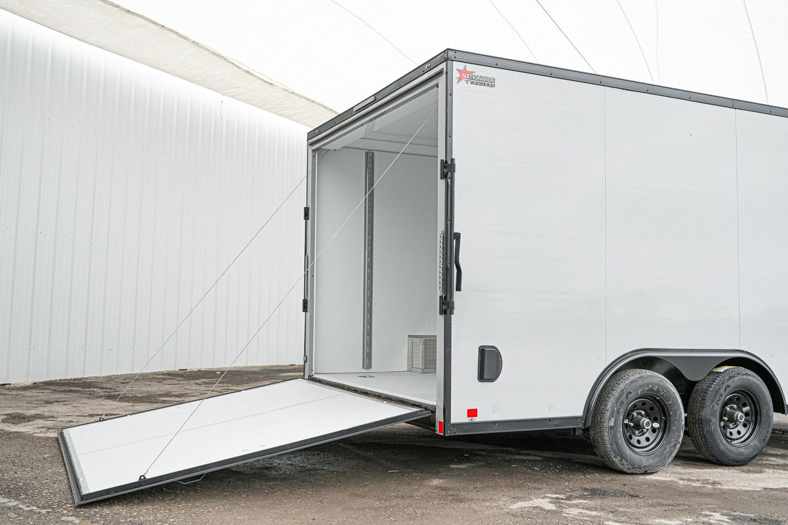 CellTech 8.5'x16' All-Steel Enclosed Cargo Trailer w/ Rear Ramp Door (C2) - Image 11