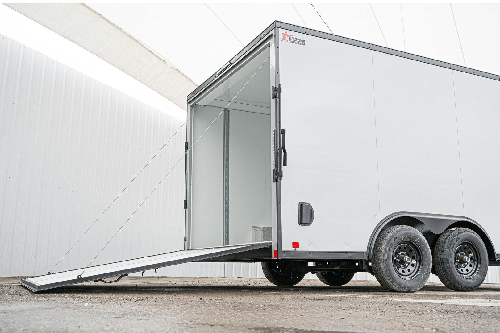 CellTech 8.5'x16' All-Steel Enclosed Cargo Trailer w/ Rear Ramp Door (C2) - Image 13