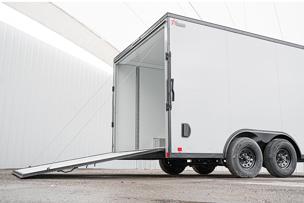 CellTech 8.5'x16' All-Steel Enclosed Cargo Trailer w/ Rear Ramp Door (C2) - Image 13