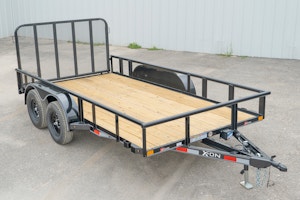 X-ON 14'x83" Utility Trailer w/ 4' Gate (U2)