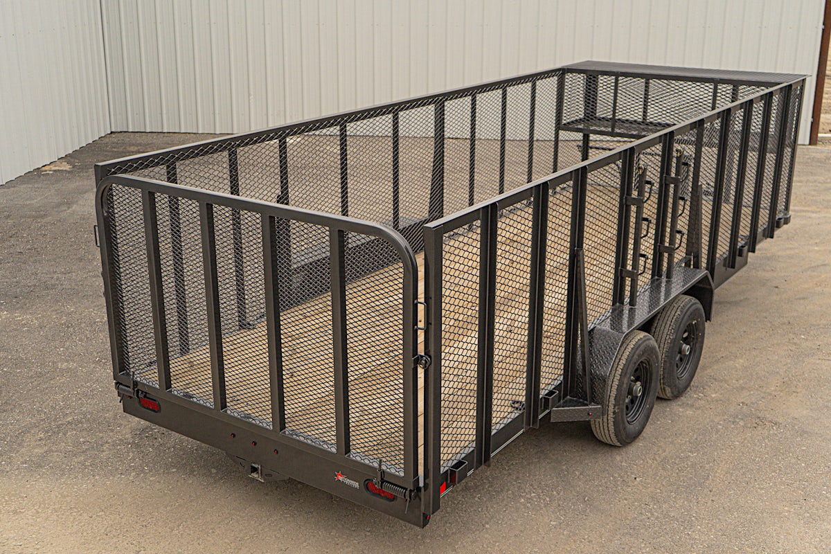 X-ON 20'x83" Landscape Trailer w/ 4' Sides & 4' Gate (L2) - Image 12
