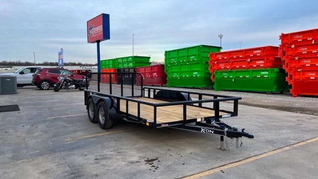 X-ON 14'x83" Utility Trailer w/ 3' Gate (U2) - Stock #84185 - Image 2 of 4