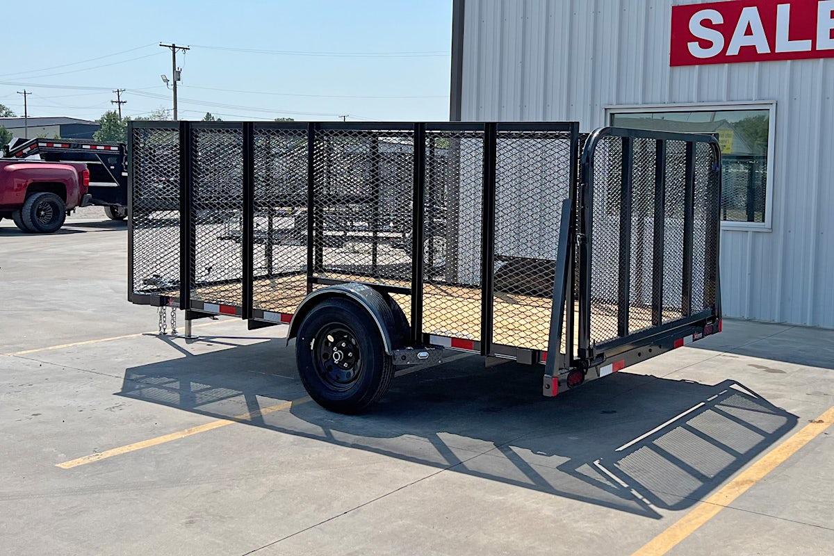 X-ON 12'x77" Landscape Trailer w/ 4' Sides & 4' Gate (L1) - Image 4