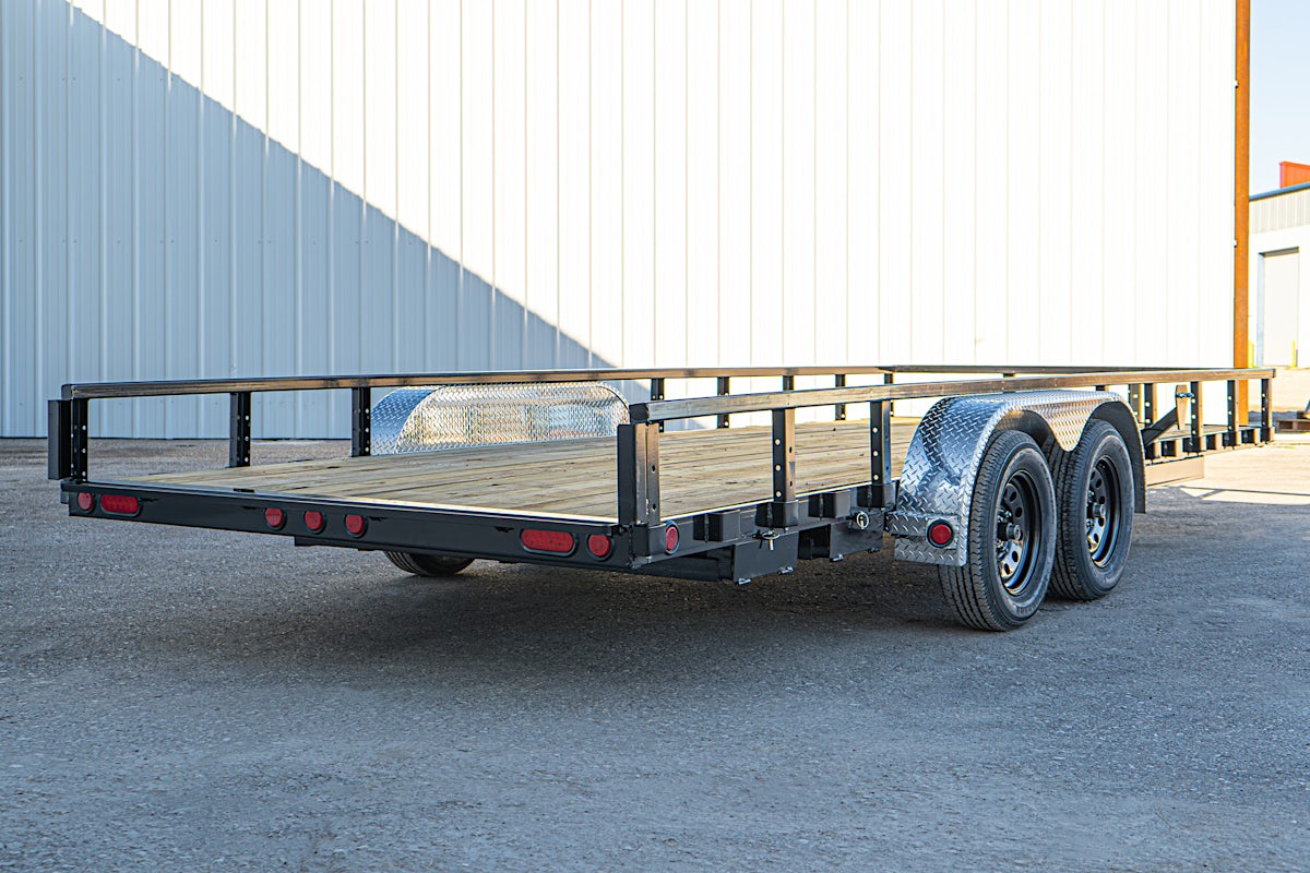 PJ Trailers 20'x83" Tandem Axle 4" Channel Utility Trailer (UL) - Image 14