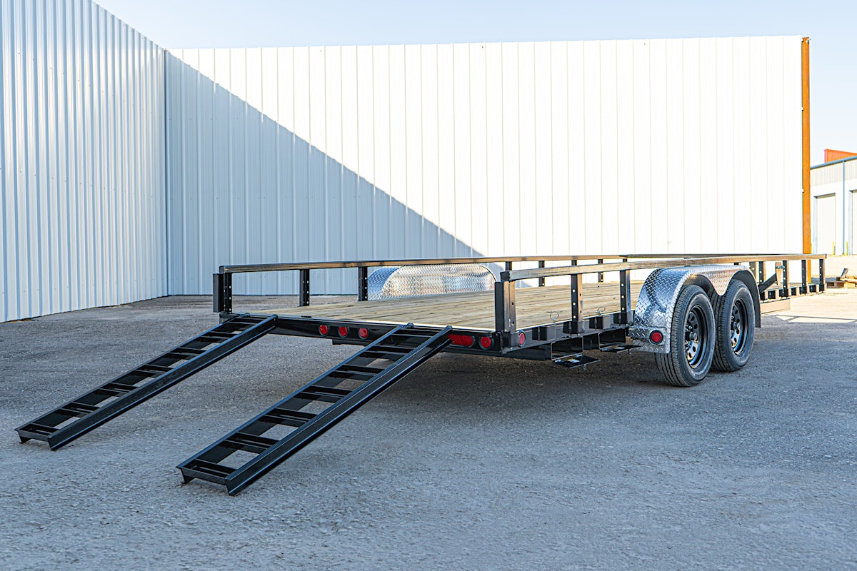 PJ Trailers 20'x83" Tandem Axle 4" Channel Utility Trailer (UL) - Image 15