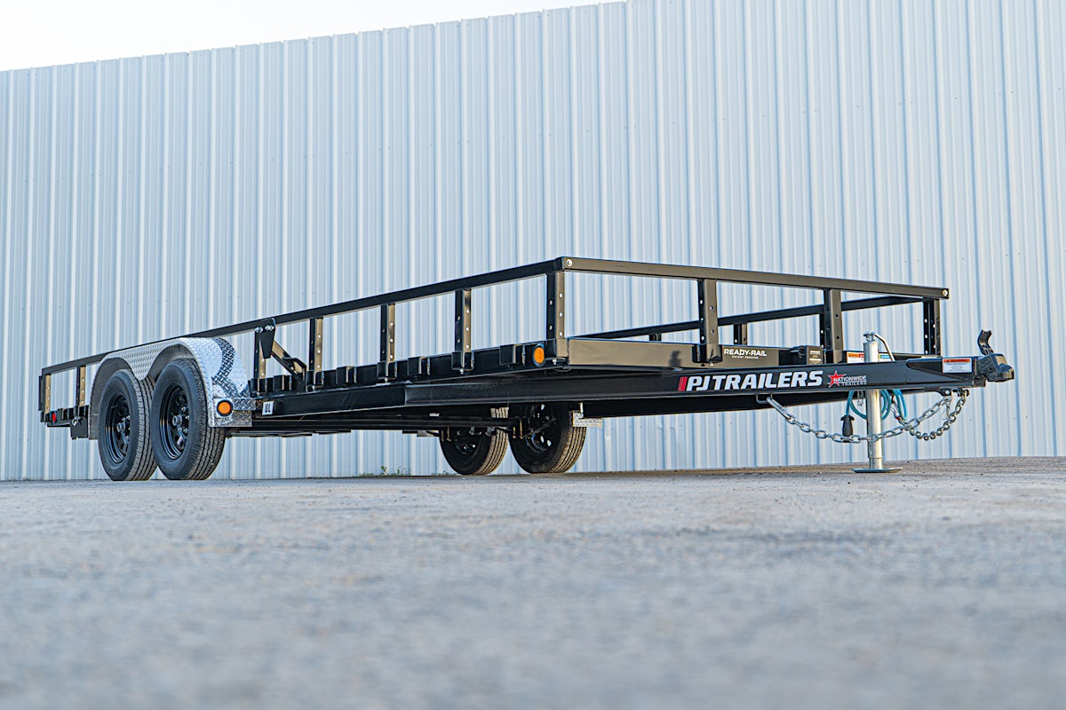 PJ Trailers 20'x83" Tandem Axle 4" Channel Utility Trailer (UL) - Image 3