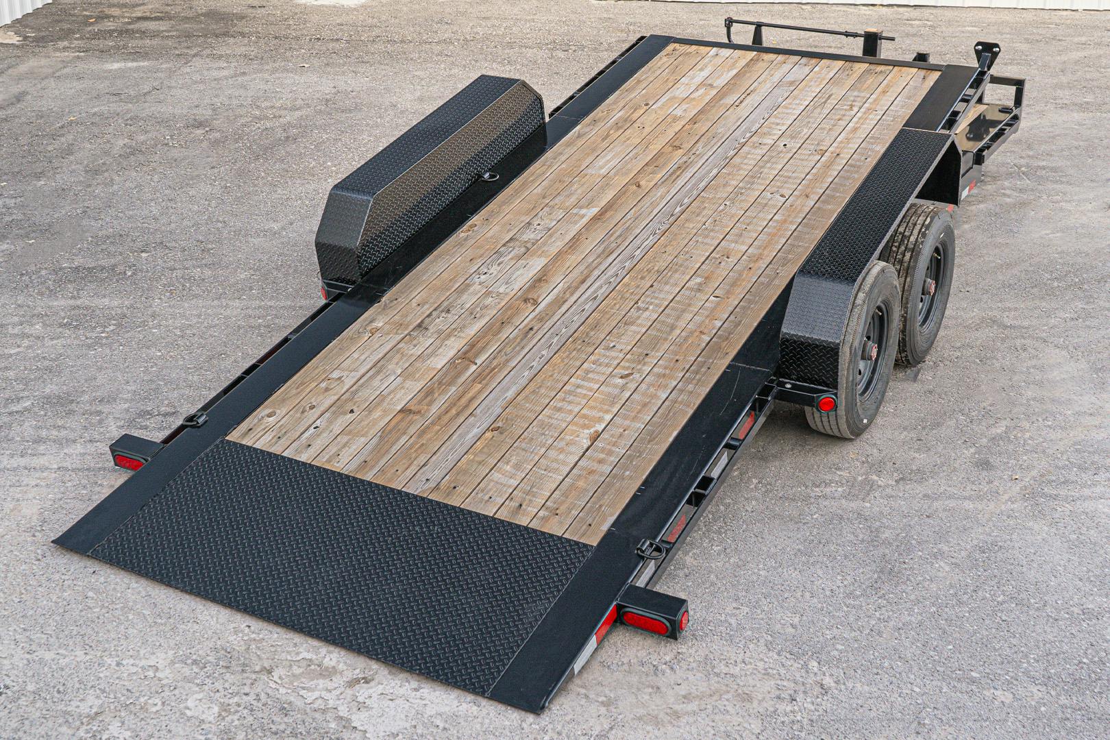 PJ Trailers 20'x82" 6" Channel Hydraulic Equipment Gravity Tilt Trailer (TJ) - Stock #84240 - Image 17 of 20