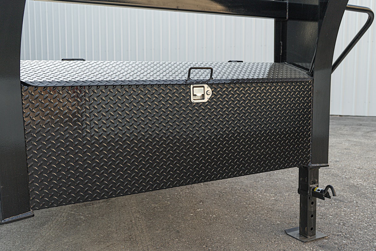 PJ Trailers 28'x102" Gooseneck Low Pro Flatbed Trailer w/ Singles (LS) - Image 8