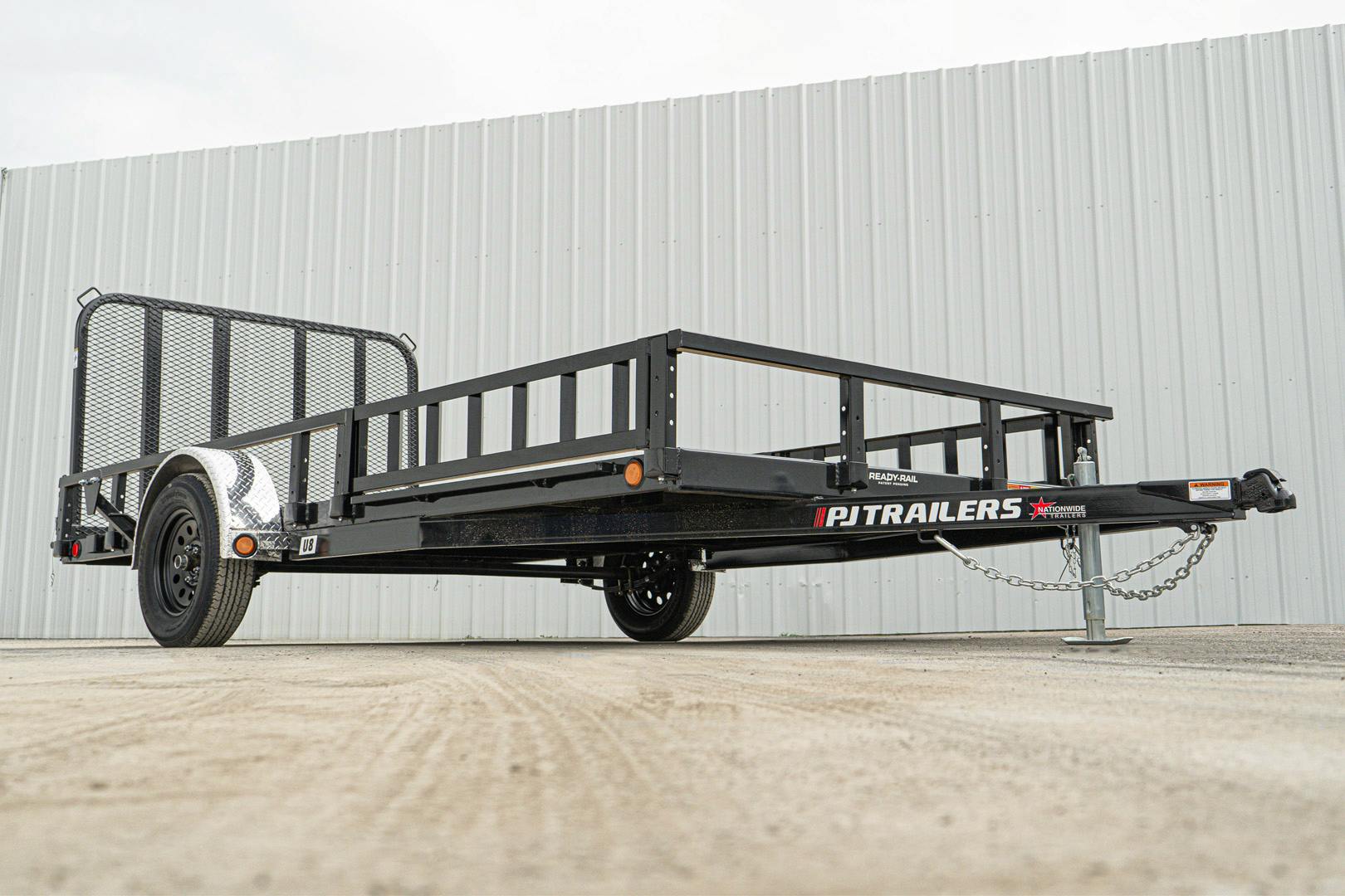 PJ Trailers 14'x83" Single Axle 4" Channel Utility Trailer (U8) - Stock #84248 - Image 5 of 19