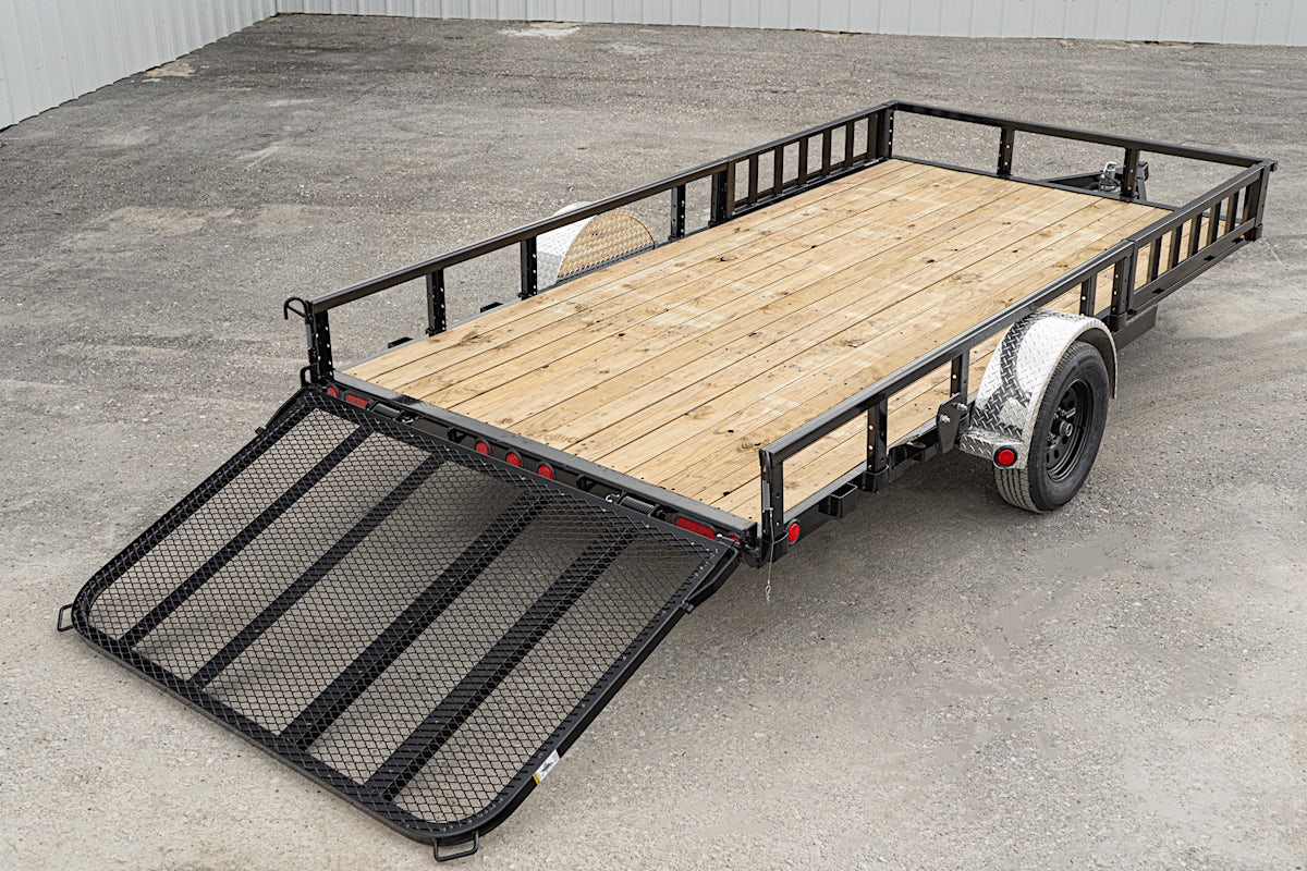 PJ Trailers 14'x83" Single Axle 4" Channel Utility Trailer (U8) - Stock #84248 - Image 15 of 19 PJ Trailers 14'x83" Single Axle 4" Channel Utility Trailer (U8) - Stock #84248 - Image 15 of 19