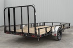 PJ Trailers 14'x83" Single Axle 4" Channel Utility Trailer (U8) Stock #84248 - Thumbnail 16
