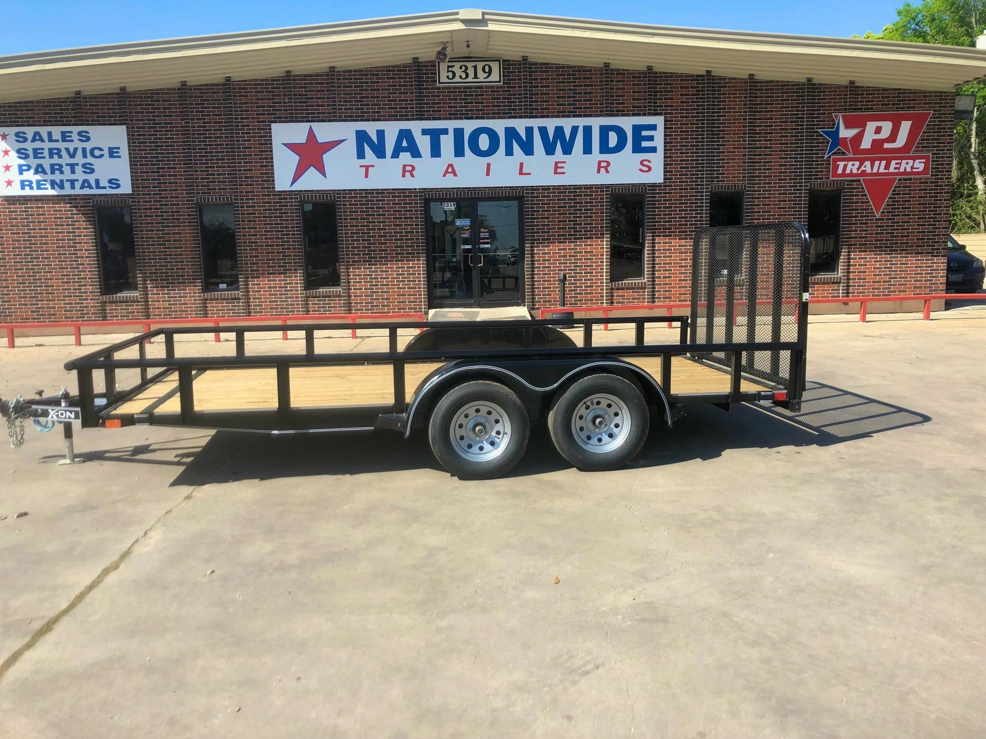 X-ON 18'x83" Utility Trailer w/ 4' Gate (U2) - Image 1