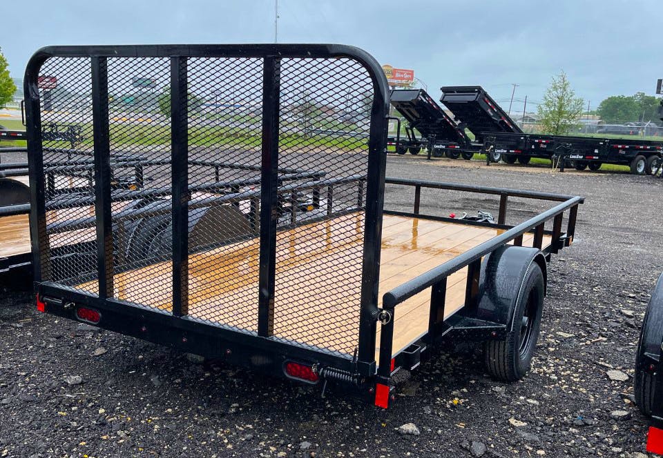 X-ON 12'x77" Utility Trailer w/ 4' Gate (U1) - Image 3