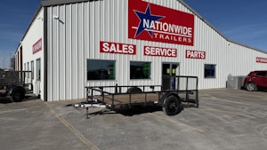 Texas Bragg 12'x77" Utility Trailer w/ 3' Gate & 2' Dovetail (U1)