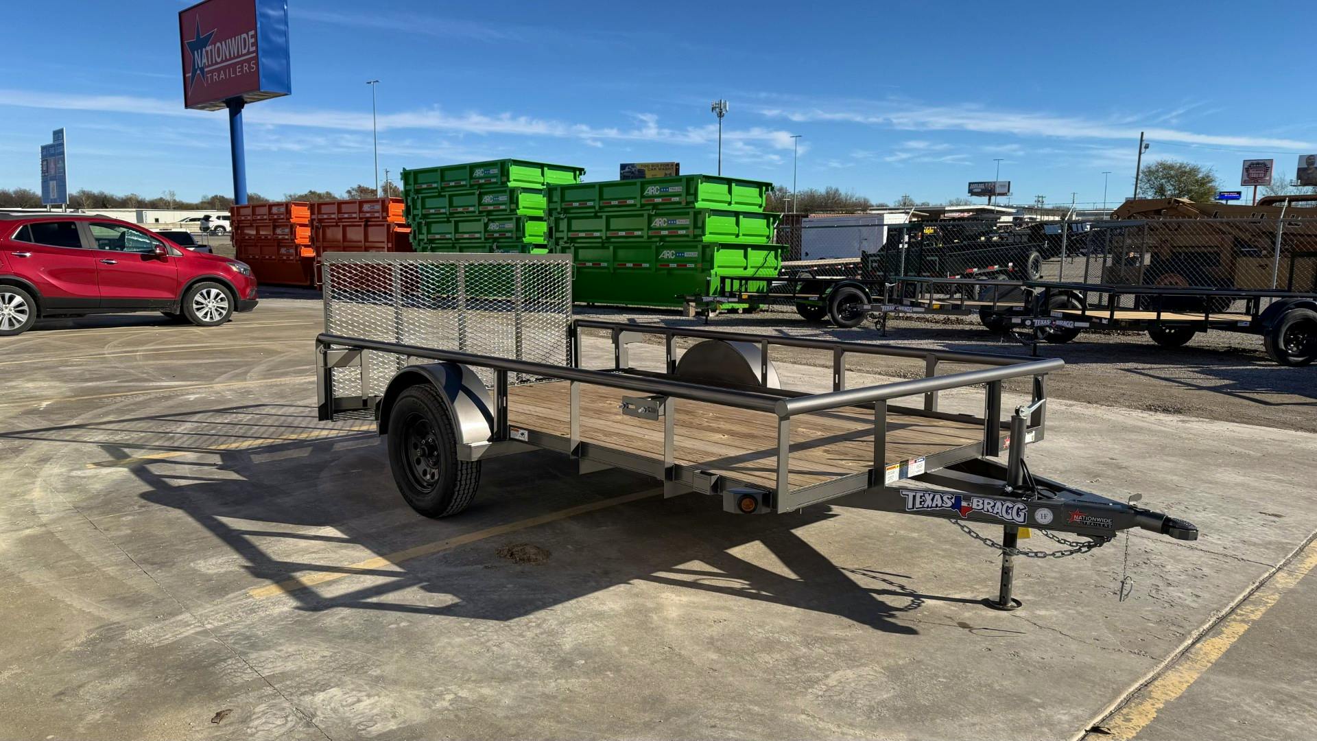 Texas Bragg 12'x77" Utility Trailer w/ 3' Gate & 2' Dovetail (U1) - Image 2