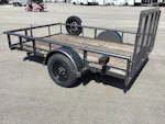 Texas Bragg 10'x77" Utility Trailer w/ 3' Gate (U1) Stock #84298 - Thumbnail 3