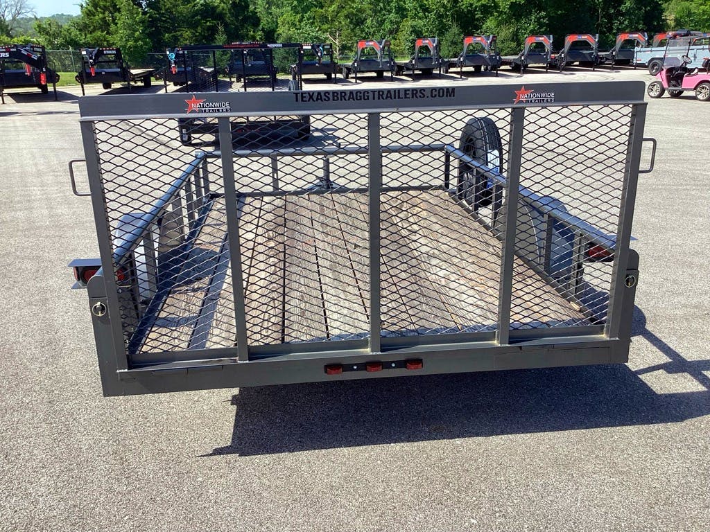 Texas Bragg 10'x77" Utility Trailer w/ 3' Gate (U1) - Stock #84298 - Image 4 of 6