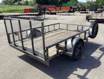 Texas Bragg 10'x77" Utility Trailer w/ 3' Gate (U1) Stock #84298 - Thumbnail 5