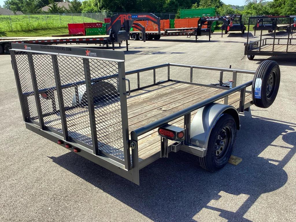 Texas Bragg 10'x77" Utility Trailer w/ 3' Gate (U1)