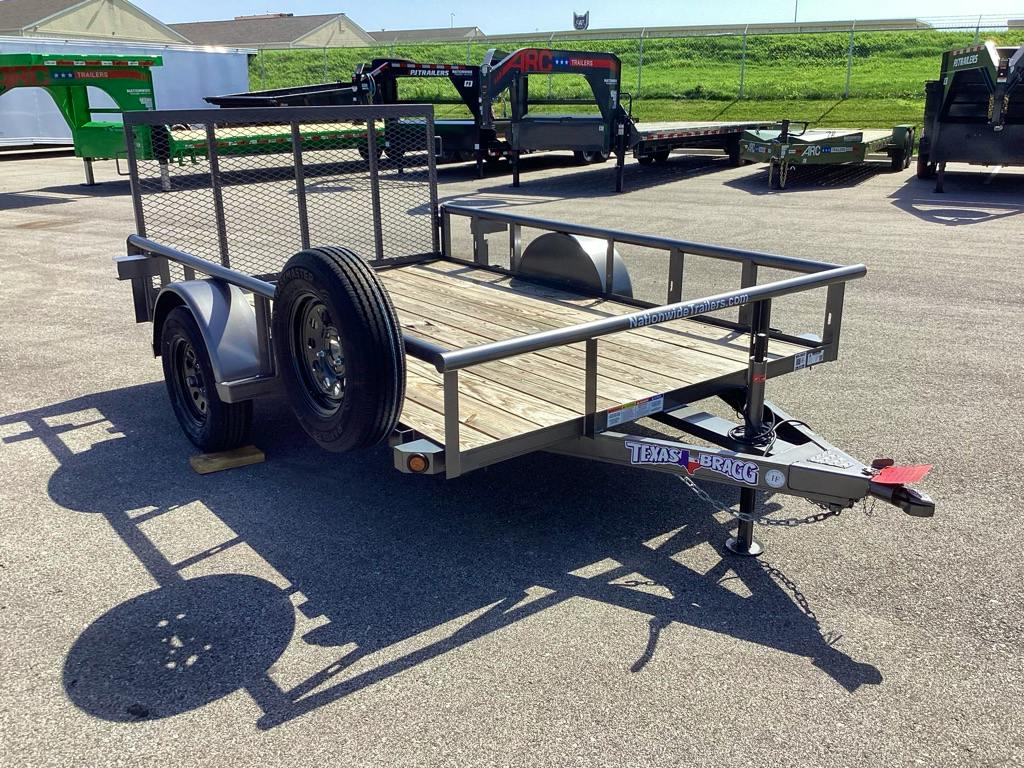 Texas Bragg 10'x77" Utility Trailer w/ 3' Gate (U1)