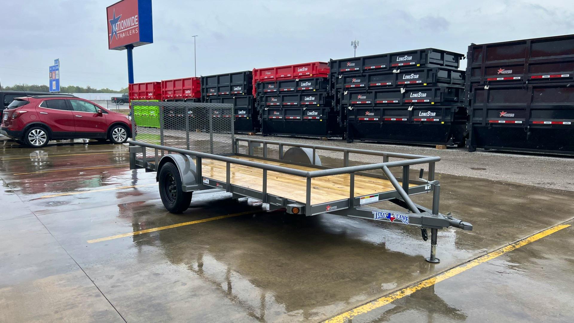 Texas Bragg 14'x72" Utility Trailer w/ 4' Gate (U1) - Image 2