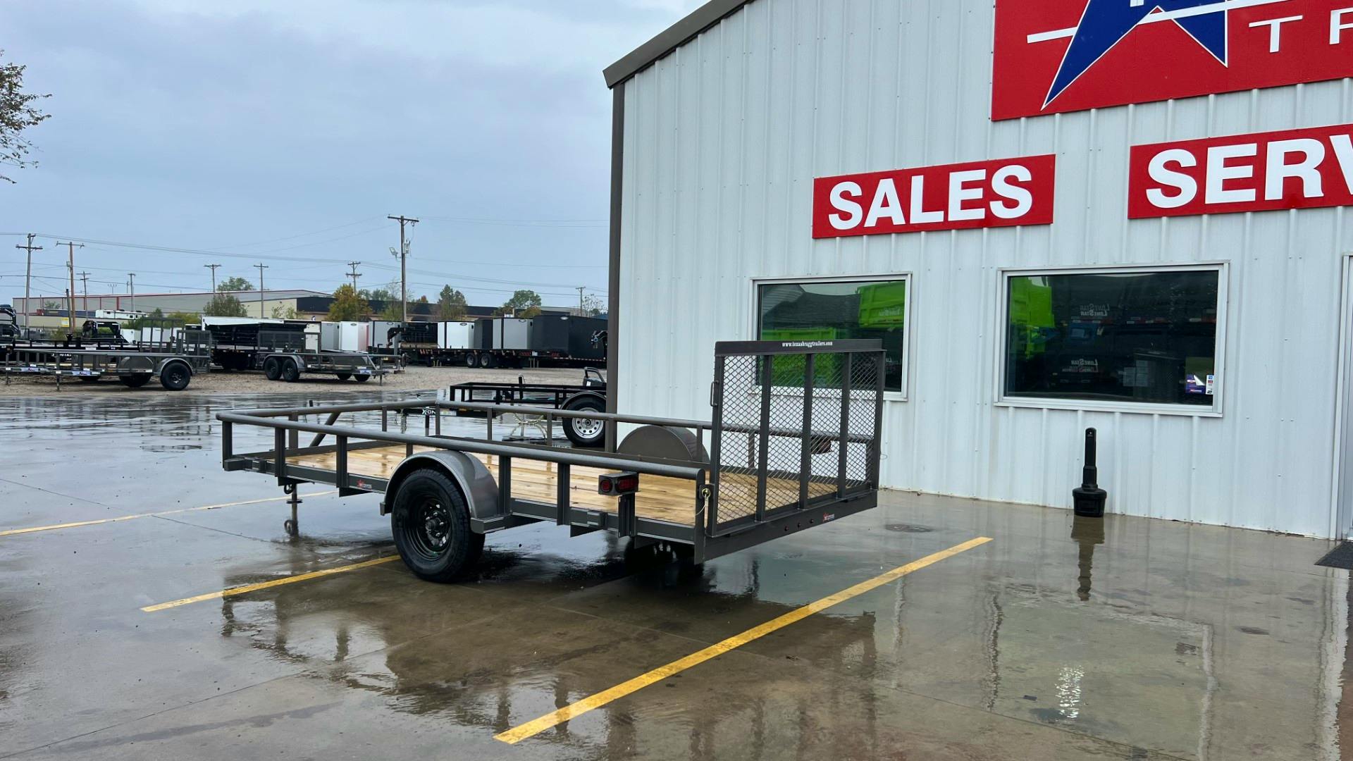 Texas Bragg 14'x72" Utility Trailer w/ 4' Gate (U1) - Image 3