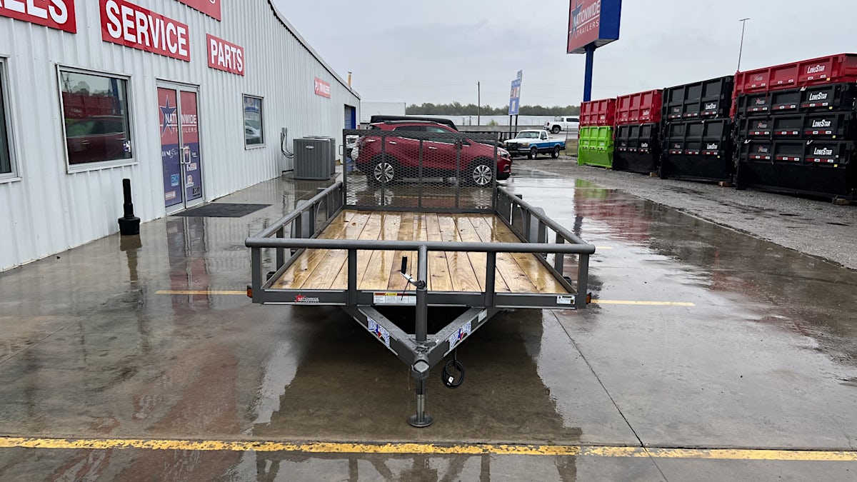 Texas Bragg 14'x72" Utility Trailer w/ 4' Gate (U1) - Image 7