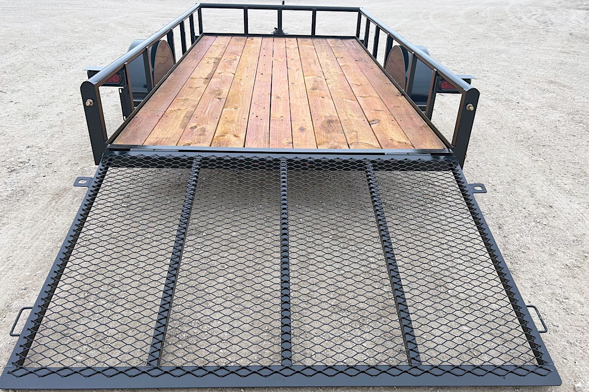 Texas Bragg 12'x72" Utility Trailer w/ 4' Gate (U1) - Image 4