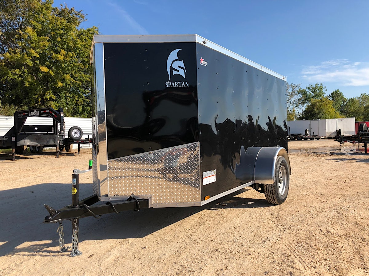 Spartan 5'x10' Enclosed Cargo Trailer w/ Rear Ramp Door (C1) - Image 1