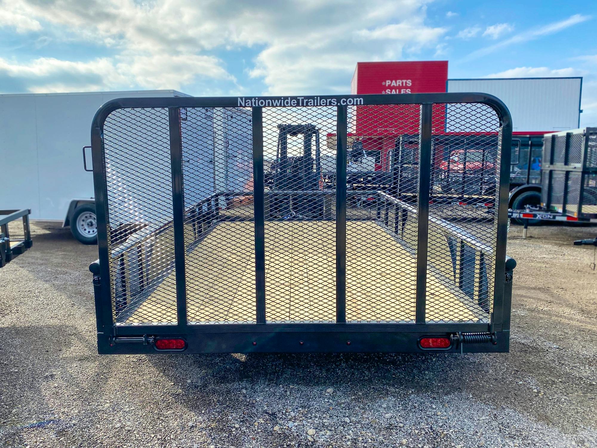 X-ON 14'x83" Utility Trailer w/ 4' Gate (U2)