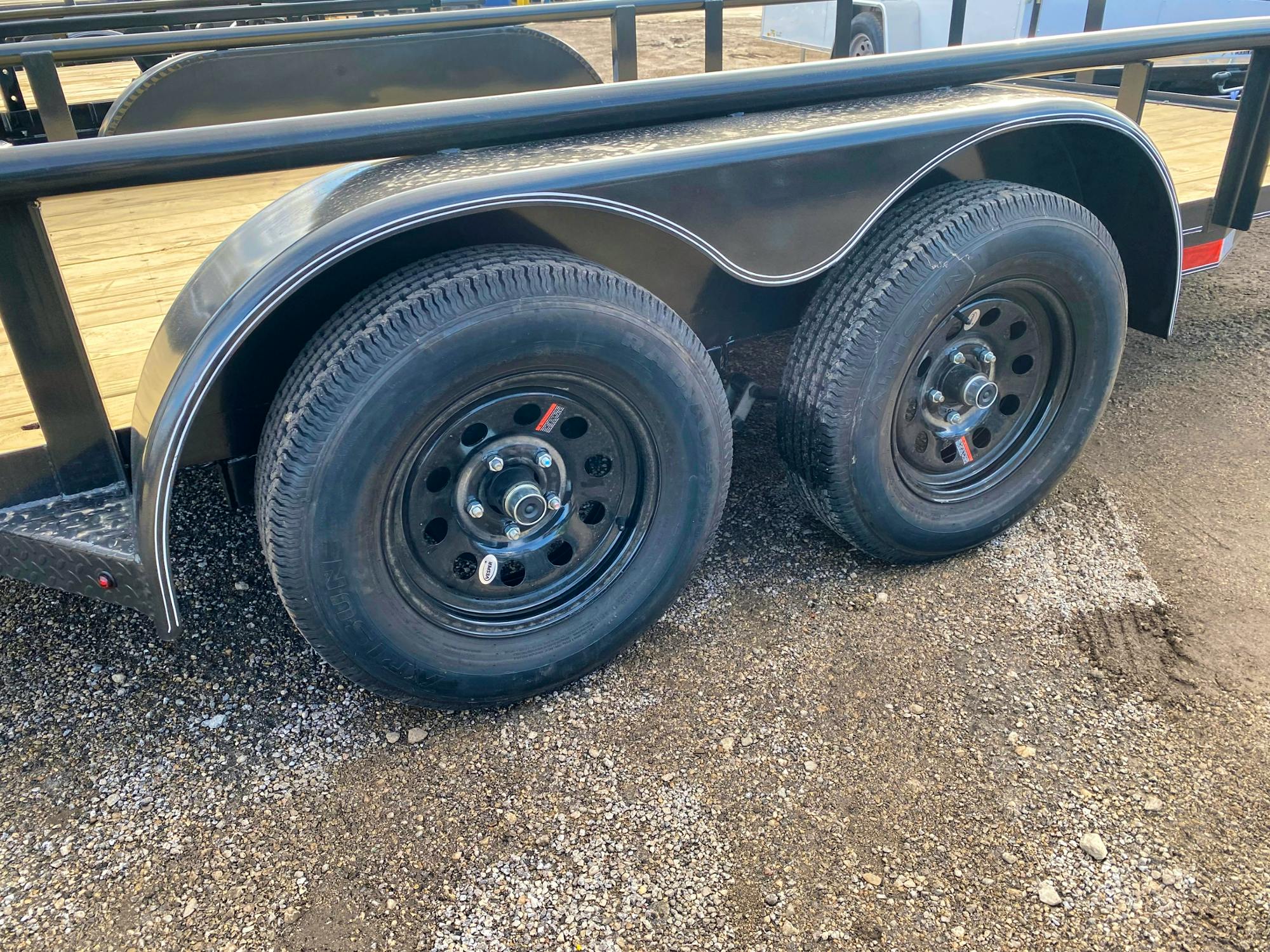 X-ON 14'x83" Utility Trailer w/ 4' Gate (U2)