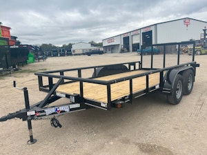Texas Bragg 14'x83" Utility Trailer w/ 3' Gate (U2)