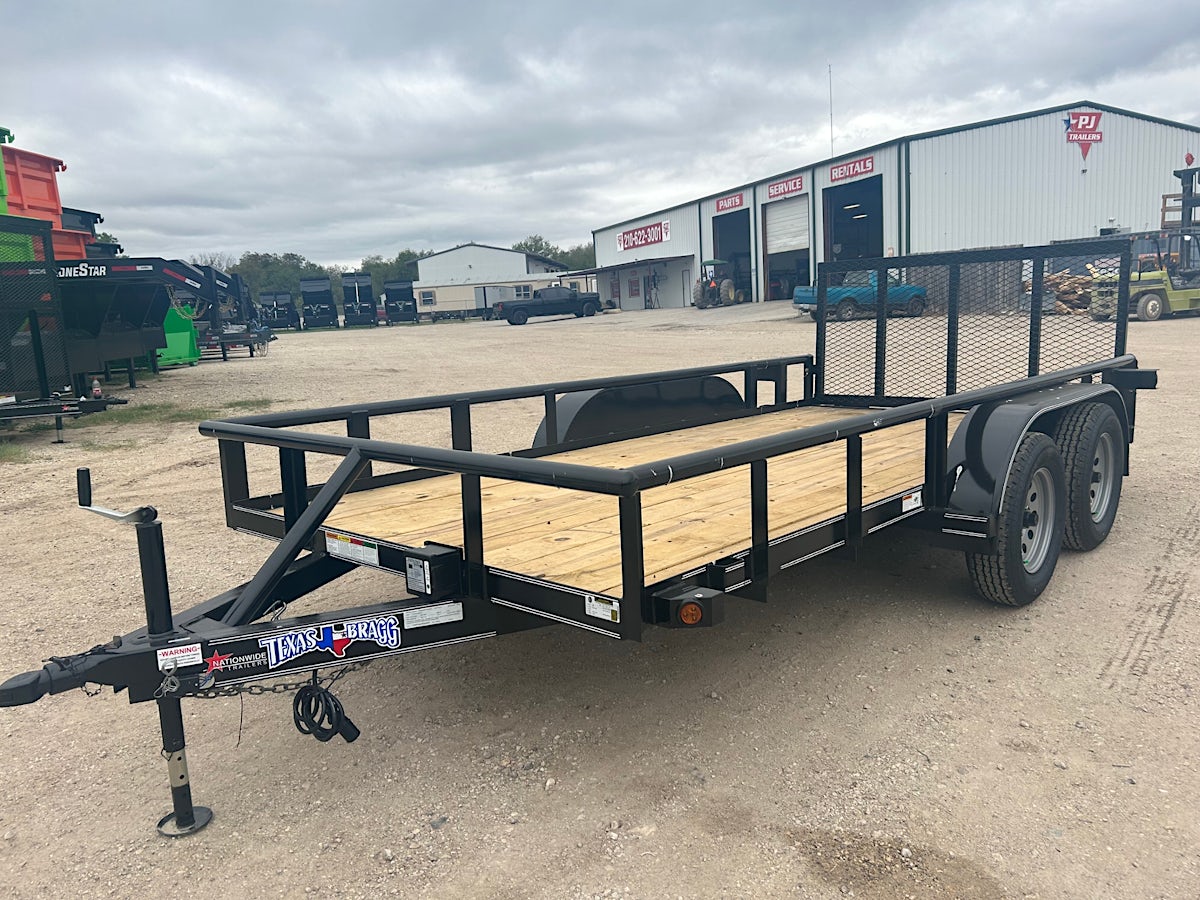 Texas Bragg 14'x83" Utility Trailer w/ 3' Gate (U2) - Image 1