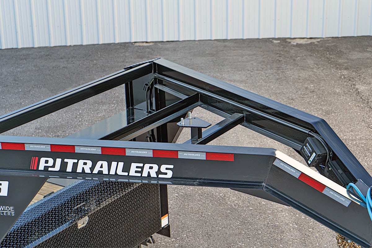 PJ Trailers 24'x102" Gooseneck 6" Channel Super-Wide Gravity Tilt Trailer (TS) - Image 8