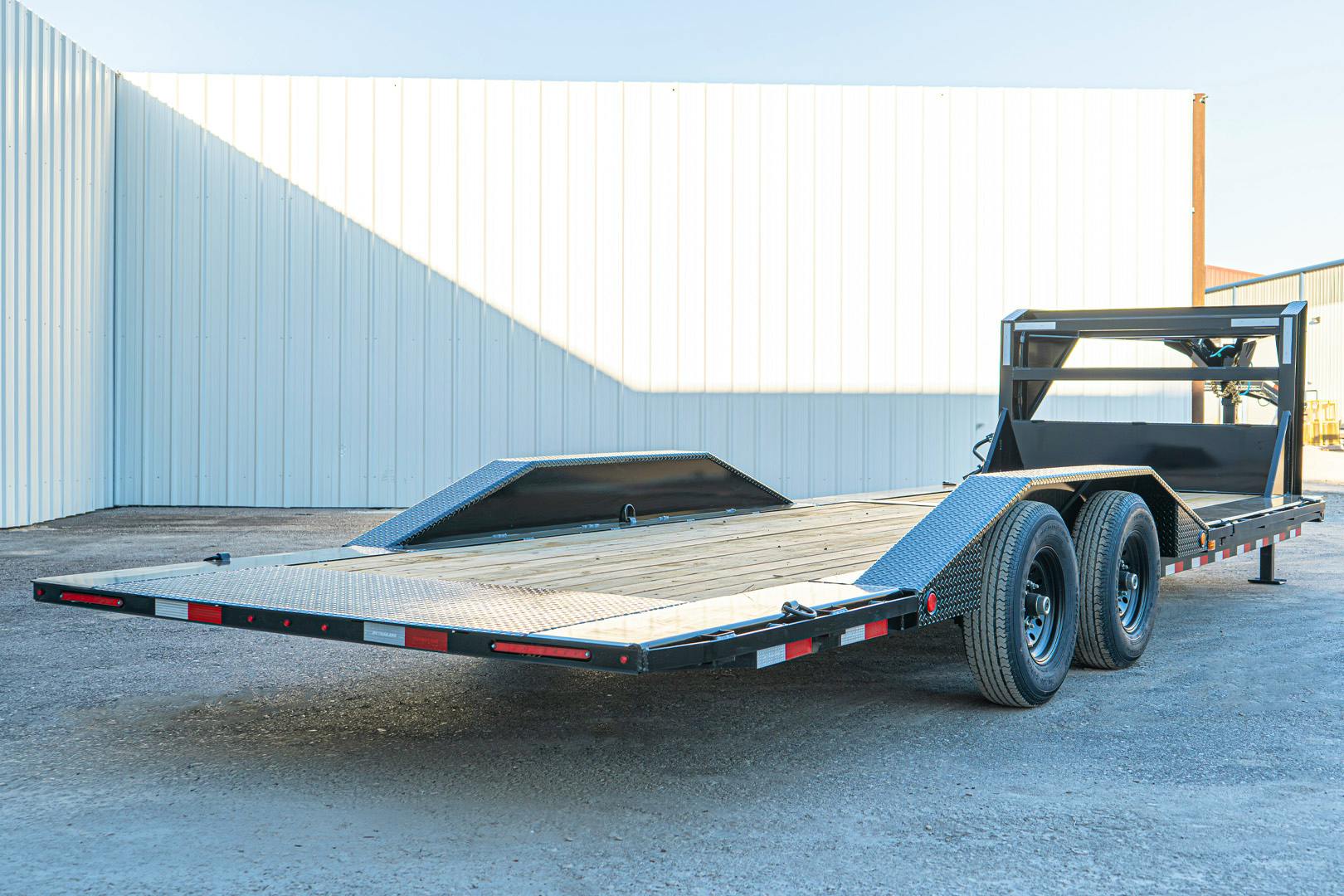 PJ Trailers 24'x102" Gooseneck 6" Channel Super-Wide Gravity Tilt Trailer (TS) - Image 21