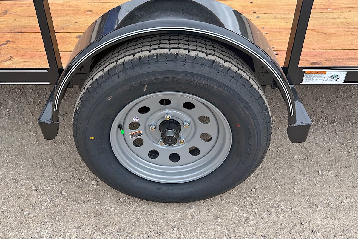 Texas Bragg 12'x77" Utility Trailer w/ 3' Gate (U1) - Image 5