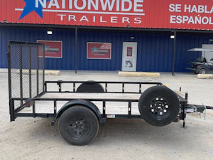 Texas Bragg 10'x77" Utility Trailer w/ 4' Gate (U1)