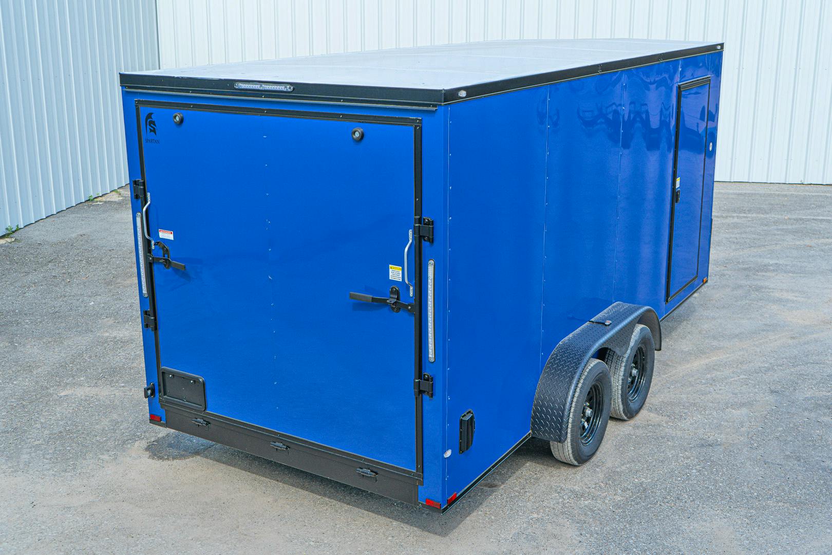 Spartan 7'x16' Enclosed Cargo Trailer w/ Rear Ramp Door (C2) - Image 10