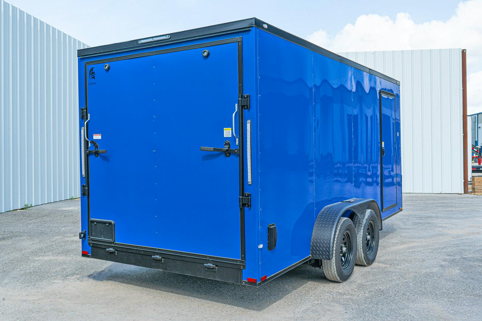 Spartan 7'x16' Enclosed Cargo Trailer w/ Rear Ramp Door (C2) - Image 11