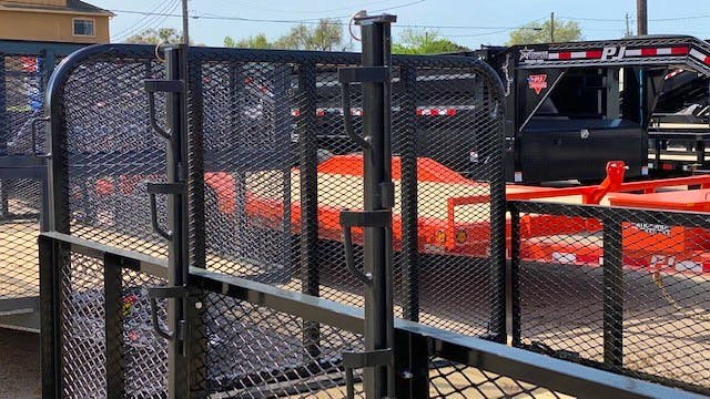 X-ON 12'x77" Landscape Trailer w/ 2' Sides & 4' Gate (L1) - Image 3