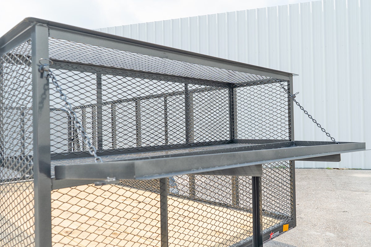 X-ON 14'x83" Landscape Trailer w/ 4' Sides & 4' Gate (L2) - Stock #84471 - Image 7 of 14 X-ON 14'x83" Landscape Trailer w/ 4' Sides & 4' Gate (L2) - Stock #84471 - Image 7 of 14