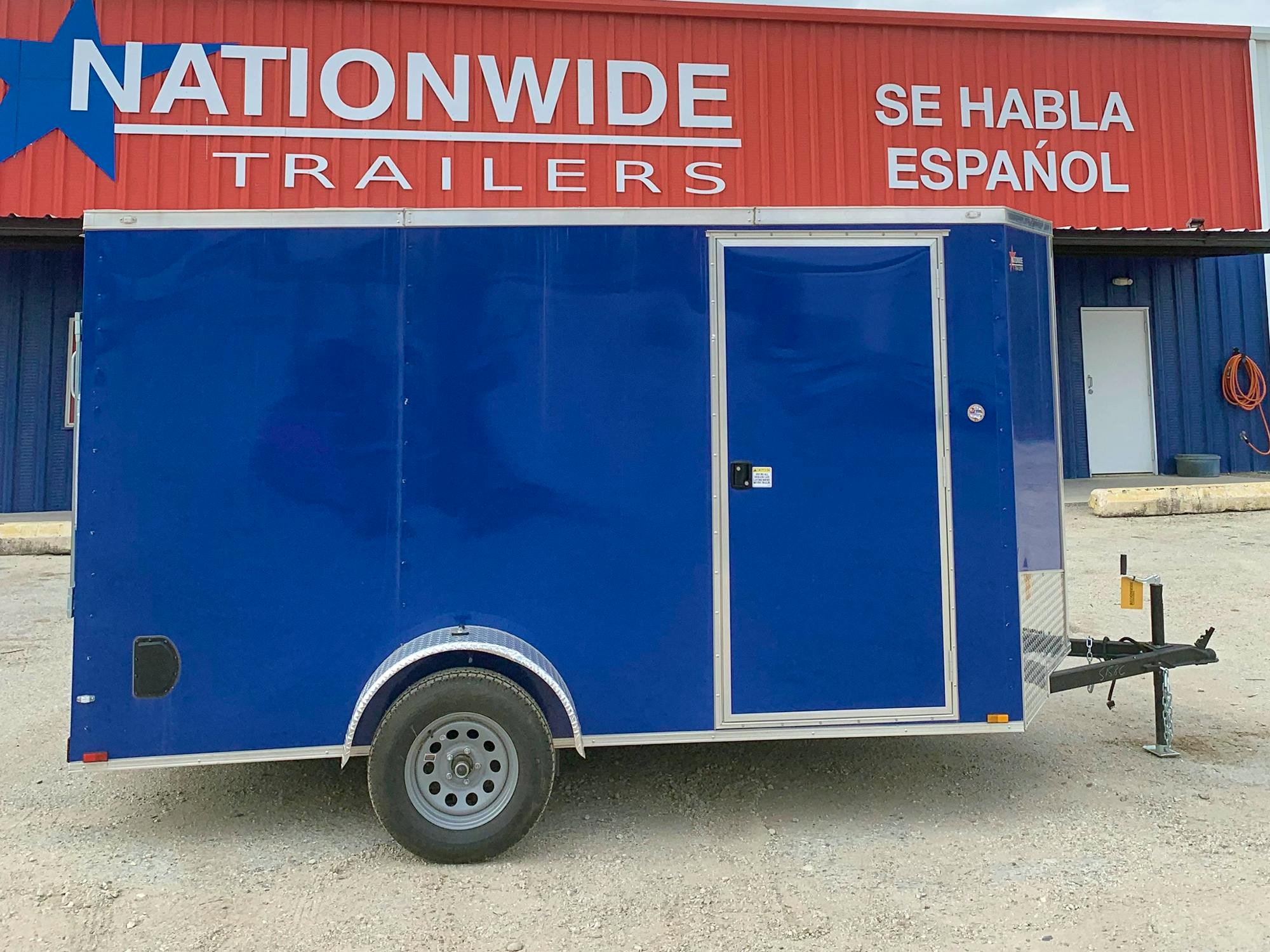 Spartan 6'x12' Enclosed Cargo Trailer w/ Rear Ramp Door (C1) - Stock #84476 - Image 1 of 3