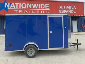 Spartan 6'x12' Enclosed Cargo Trailer w/ Rear Ramp Door (C1)