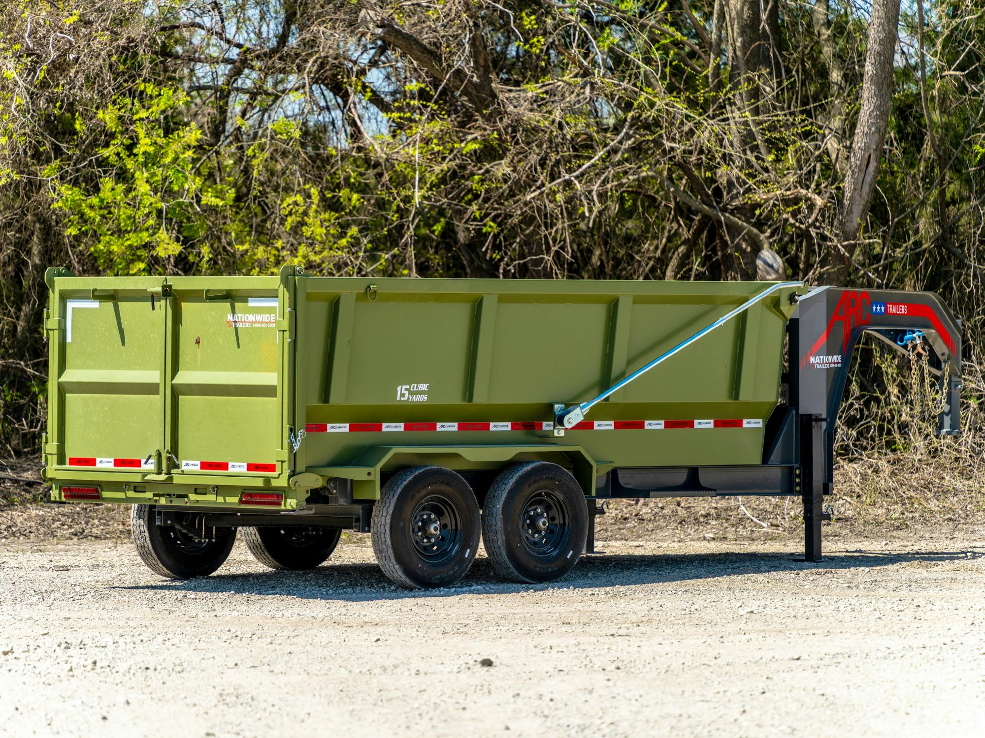 ARC Trailers 14'x83" Gooseneck Telescopic Dump Trailer w/ 4' Sides (GDT) - Stock #84481 - Image 2 of 2