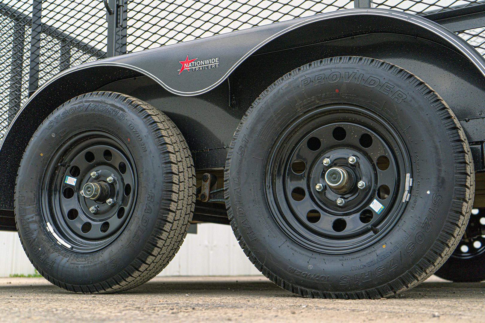 X-ON 16'x83" Landscape Trailer w/ 4' Sides & 4' Gate (L2)