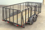 X-ON 16'x83" Landscape Trailer w/ 4' Sides & 4' Gate (L2) Stock #84486 - Thumbnail 5