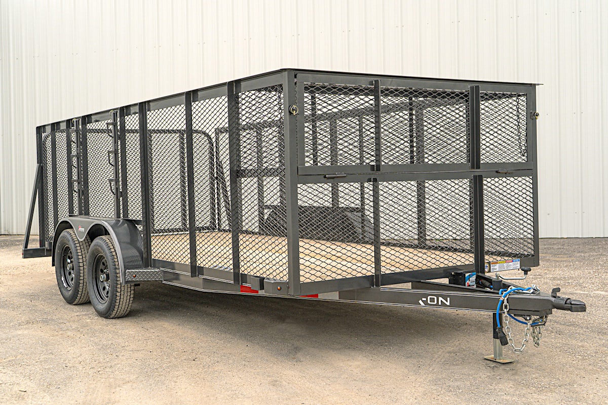 X-ON 16'x83" Landscape Trailer w/ 4' Sides & 4' Gate (L2) - Image 2